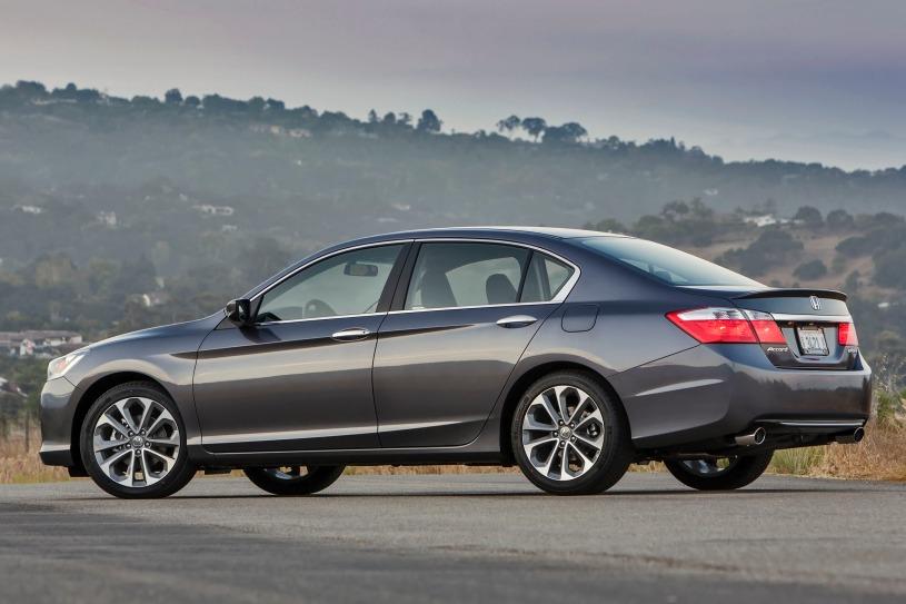 2014 Charcoal /Graphite Honda Accord Sport Sedan CVT (1HGCR2F54EA) with an 2.4L L4 DOHC 16V engine, Continuously Variable Transmission transmission, located at 3160 South Valley View Blvd, Las Vegas, NV, 89146, (888) 750-6845, 36.132458, -115.190247 - The 2014 Honda Accord earns top honors in the midsize sedan class with its mix of excellent packaging, superb fuel economy and rewarding performance. vehicle overview After last year's complete redesign, which resulted in a slimmer, more fuel-efficient Honda Accord with a higher-end cabin ambien- Photo#9