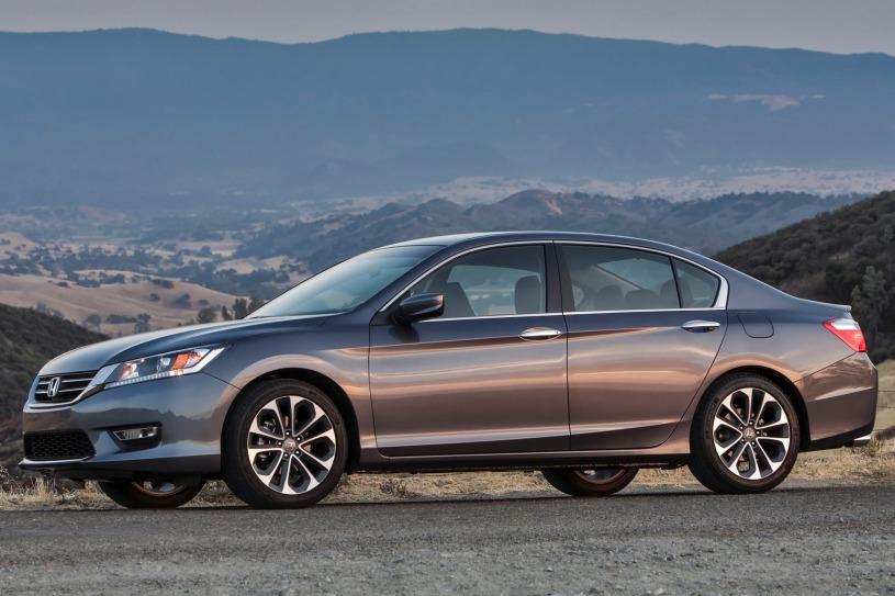 2014 Charcoal /Graphite Honda Accord Sport Sedan CVT (1HGCR2F54EA) with an 2.4L L4 DOHC 16V engine, Continuously Variable Transmission transmission, located at 3160 South Valley View Blvd, Las Vegas, NV, 89146, (888) 750-6845, 36.132458, -115.190247 - The 2014 Honda Accord earns top honors in the midsize sedan class with its mix of excellent packaging, superb fuel economy and rewarding performance. vehicle overview After last year's complete redesign, which resulted in a slimmer, more fuel-efficient Honda Accord with a higher-end cabin ambien- Photo#2