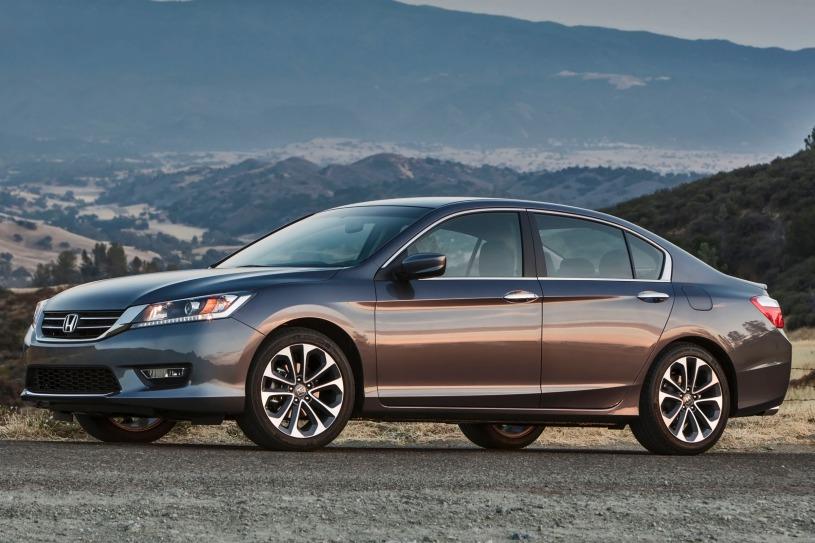 2014 Charcoal /Graphite Honda Accord Sport Sedan CVT (1HGCR2F54EA) with an 2.4L L4 DOHC 16V engine, Continuously Variable Transmission transmission, located at 3160 South Valley View Blvd, Las Vegas, NV, 89146, (888) 750-6845, 36.132458, -115.190247 - The 2014 Honda Accord earns top honors in the midsize sedan class with its mix of excellent packaging, superb fuel economy and rewarding performance. vehicle overview After last year's complete redesign, which resulted in a slimmer, more fuel-efficient Honda Accord with a higher-end cabin ambien- Photo#5