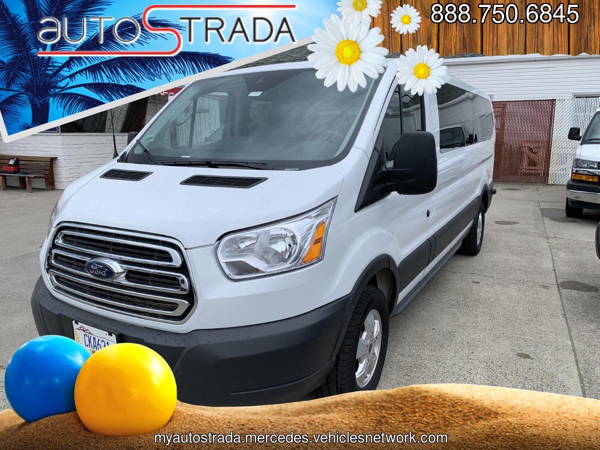 2018 White Ford Transit 350 Wagon Low Roof XLT 60/40 Pass. 148-in. WB (1FBZX2ZM4JK) with an 3.7L V6 DOHC 24V engine, 6A transmission, located at 3160 South Valley View Blvd, Las Vegas, NV, 89146, (888) 750-6845, 36.132458, -115.190247 - Power Windows, Power Door Locks, Extended Wheel Base for Extra Storage, Keyless Entry, Rear Air & Heat, Privacy Glass, Tow Package, Cruise Control, Tilt Steering Column, 15 Passenger Package and Much More!- Photo#0